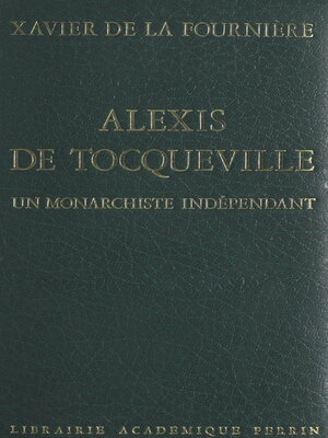 cover image of Alexis de Tocqueville